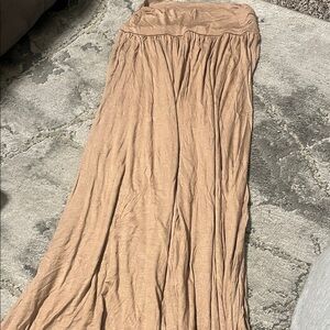 Popular Basics Soft Brown Maxi Skirt